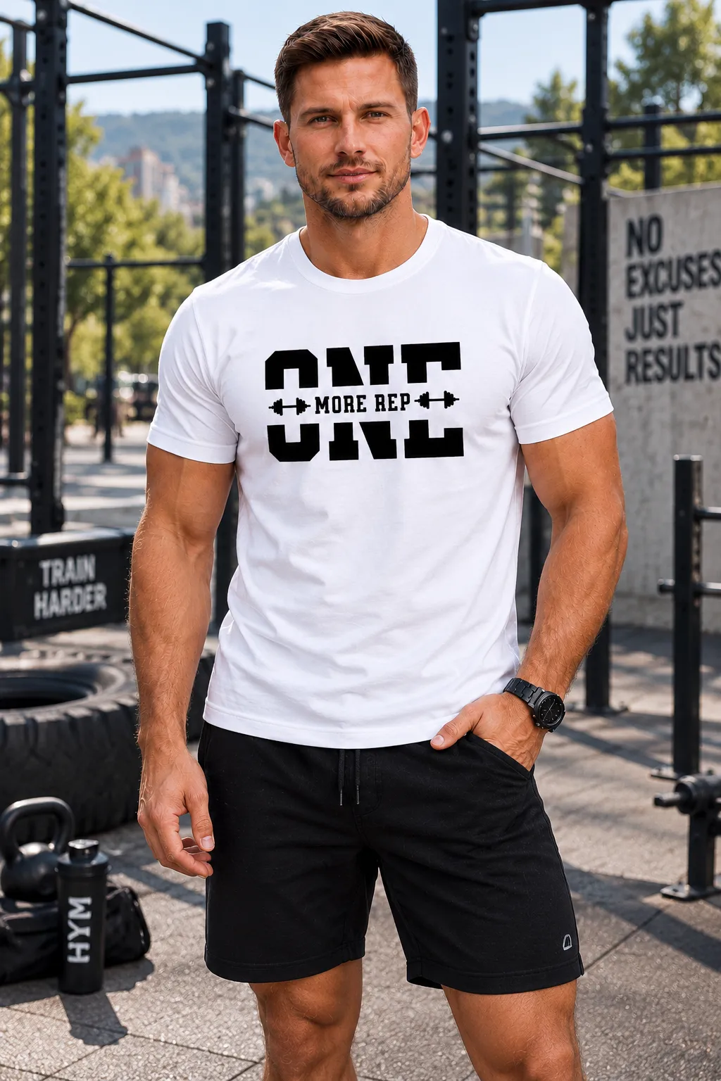 Мъжка Тениска ONE MORE REP