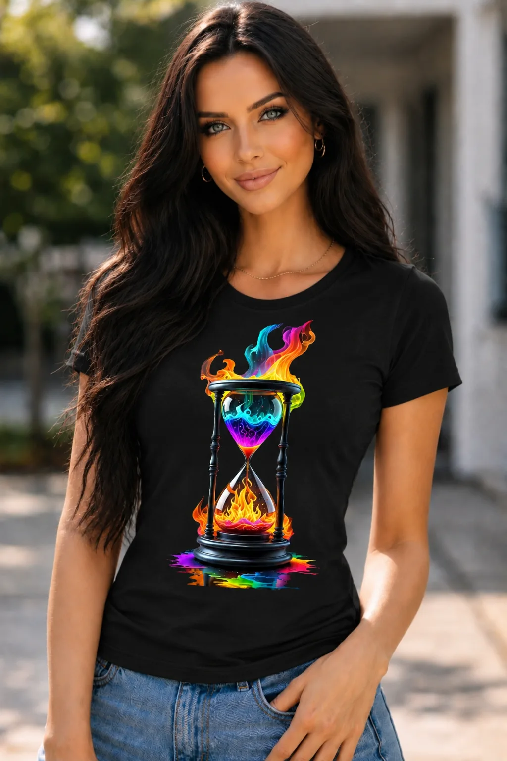 Дамска Тениска „Colorful Time“